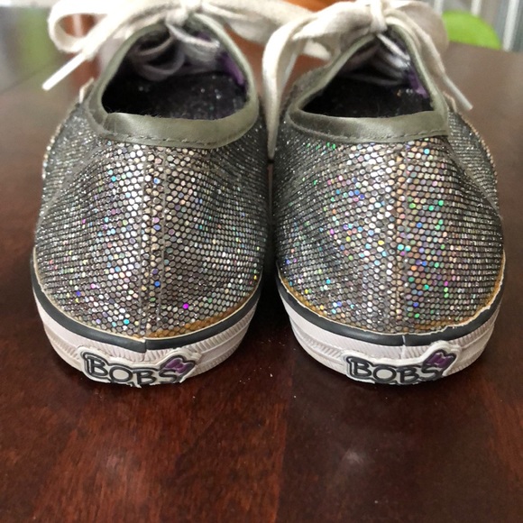 Lil Bobs sparkly sneakers size 5 - Picture 3 of 4